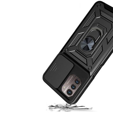 Чехол Hide Shield для Nokia G21 / G11 бампер противоударный с подставкой Black