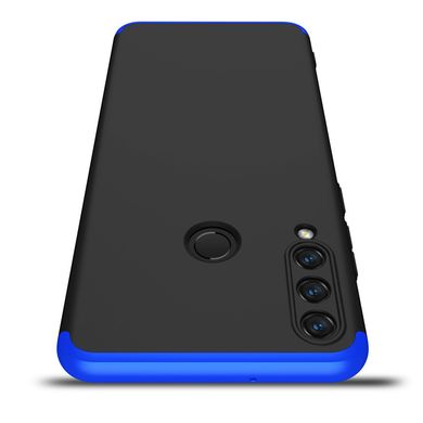 Чехол GKK 360 для Huawei Y6p / MED-LX9N бампер противоударный Black-Blue