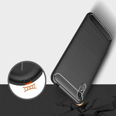 Чохол Carbon для Xiaomi Redmi 9A протиударний бампер Black
