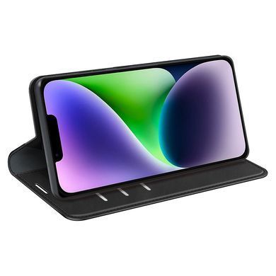 Чехол Taba Retro-Skin для iPhone 15 книжка кожа PU с визитницей черный