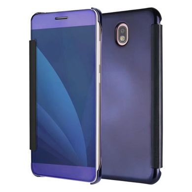 Чехол Mirror для Samsung Galaxy J7 2017 J730 книжка зеркальный Clear View Purple