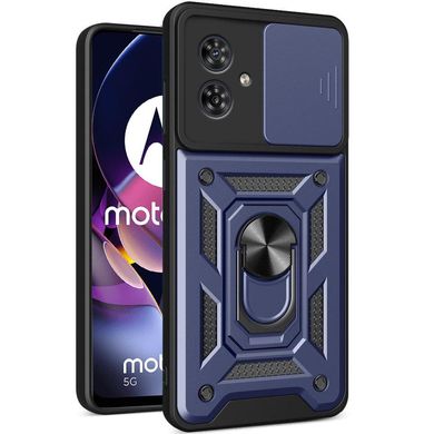 Чехол Hide Shield для Motorola Moto G54 / G54 Power бампер противоударный с подставкой Blue