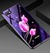 Чохол Glass-case для Xiaomi Redmi 6A бампер накладка Flowers