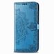 Чехол Vintage для Xiaomi Redmi Note 9 книжка кожа PU голубой