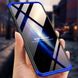Чехол GKK 360 для Iphone XS Max Бампер оригинальный с вырезом Black-Blue