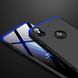 Чехол GKK 360 для Iphone XS Max Бампер оригинальный с вырезом Black-Blue