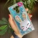 Чохол Glitter для Xiaomi Redmi 4 Standart 2/16 бампер рідкий блиск Заєць Синій