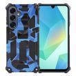 Чехол Military Shield для Samsung Galaxy A16 / A165 бампер противоударный с подставкой Blue