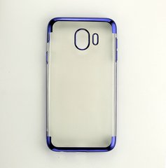 Чехол Frame для Samsung J4 2018 / J400F силиконовый бампер Blue