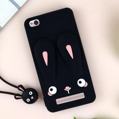 Чохол Funny-Bunny 3D для Xiaomi Redmi 5a Бампер гумовий чорний