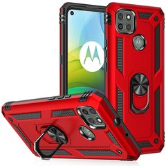Чехол Shield для Motorola Moto G9 Power бампер противоударный с подставкой Red
