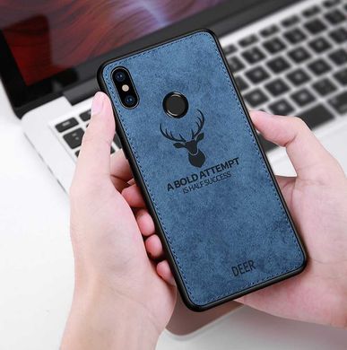 Чохол Deer для Xiaomi Redmi Note 5 / Note 5 Pro Global бампер накладка Синій
