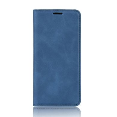 Чехол Taba Retro-Skin для Realme 7i книжка кожа PU с визитницей синий