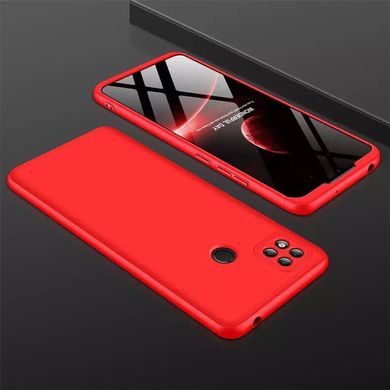 Чехол GKK 360 для Xiaomi Redmi 9C бампер противоударный Red