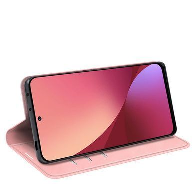 Чехол Taba Retro-Skin для Xiaomi Redmi Note 12S книжка с визитницей кожа PU розовый
