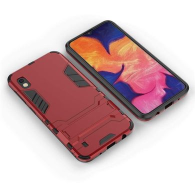 Чехол Iron для Samsung A10 2019 / A105F бронированный бампер Броня Red
