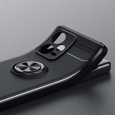 Чехол TPU Ring для Xiaomi Poco X5 5G бампер противоударный с подставкой Black