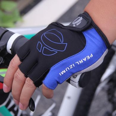 Перчатки велосипедные Pearl Izumi гелевые беспалые вело велоперчатки Black-Blue M