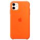 Чохол Silicone Сase для Iphone 11 бампер накладка Spicy Orange