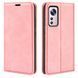 Чехол Taba Retro-Skin для Xiaomi Redmi Note 12S книжка с визитницей кожа PU розовый