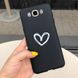 Чохол Style для Samsung J5 2016 / J510 Бампер силіконовий Чорний Heart