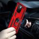 Чехол Shield для Xiaomi Redmi Note 11 4G Бампер противоударный Red