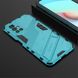 Чехол Bibercas Iron для Xiaomi Redmi 10 бампер противоударный с подставкой Blue