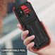 Чехол Ruilean для Motorola Moto G30 бампер противоударный с подставкой Black-Red