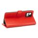 Чехол Idewei для Xiaomi Redmi 12C книжка кожа PU с визитницей красный