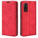 Чехол Taba Retro-Skin для Xiaomi Redmi Note 11 / Note 11S книжка кожа PU с визитницей красный