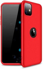Чехол GKK 360 для Iphone 11 Бампер оригинальный с вырезом Red