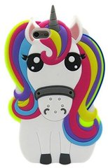 Чехол 3D Toy для Iphone 6 / 6s Бампер резиновый Единорог Rainbow