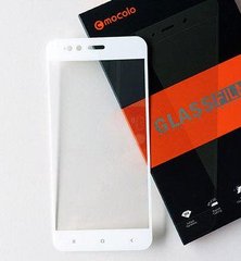 Защитное стекло Mocolo для Xiaomi Mi A1 / Mi5X полноэкранное белое