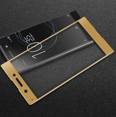 Защитное стекло AVG для Sony Xperia XA1 / G3112 / G3116 / G3121 / G3125 полноэкранное золотое