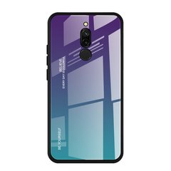 Чехол Gradient для Xiaomi Redmi 8 бампер накладка Purple-Blue