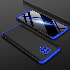 Чехол GKK 360 для Xiaomi Redmi Note 9 Pro бампер оригинальный Black-Blue