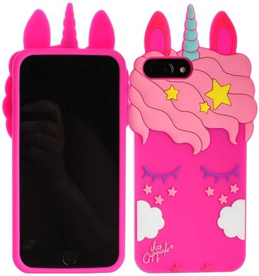 Чохол 3D Toy для Iphone 7 Plus / 8 Plus Бампер гумовий Єдиноріг Pink