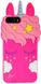 Чехол 3D Toy для Iphone 7 Plus / 8 Plus Бампер резиновый Единорог Pink