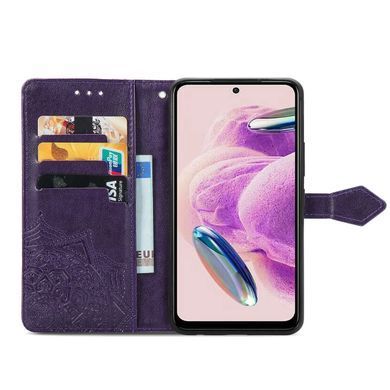 Чехол Vintage для Xiaomi Redmi Note 12S книжка кожа PU с визитницей фиолетовый