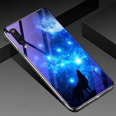 Чехол Glass-case для Samsung Galaxy A50 2019 / A505F бампер Wolf