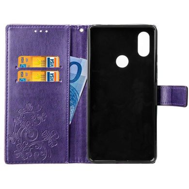 Чехол Clover для Xiaomi Redmi Note 6 Pro книжка кожа PU фиолетовый