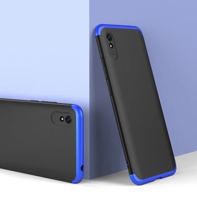Чохол GKK 360 для Xiaomi Redmi 9A бампер протиударний Black-Blue