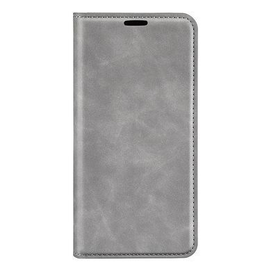 Чехол Taba Retro-Skin для iPhone 15 книжка кожа PU с визитницей серый