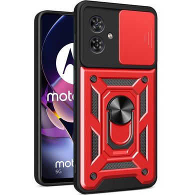Чехол Hide Shield для Motorola Moto G54 / G54 Power бампер противоударный с подставкой Red