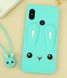 Чехол Funny-Bunny 3D для Xiaomi Redmi S2 бампер резиновый Голубой