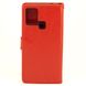 Чехол Idewei для Samsung Galaxy A21s 2020 / A217F книжка кожа PU красный