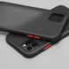 Чехол Matteframe для Iphone 11 Pro бампер матовый противоударный Avenger Черный