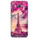 Чехол Print для Samsung Galaxy J7 Neo / J701 силиконовый бампер с рисунком Paris in Flowers