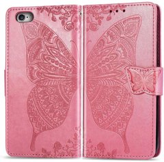 Чохол Butterfly для iPhone 6 Plus / 6s Plus Книжка шкіра PU рожевий