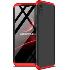 Чохол GKK 360 для Xiaomi Redmi 9A бампер протиударний Black-Red